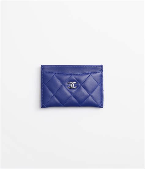 chanel boy card holder blue|Chanel card holder men's.